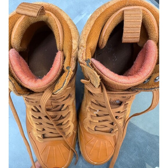 Nike Dunk Sky Women's Hidden Wedge Sneakers Boots Size 8.5 Suede Tan 584954-200 - Picture 10 of 12